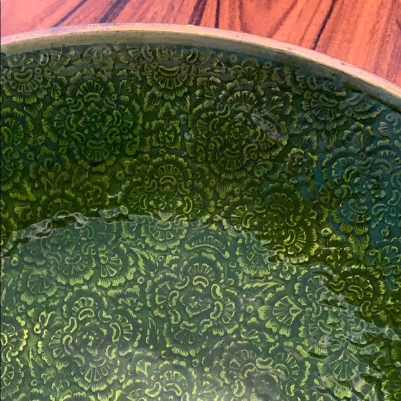 Target Accents Brass And Enamel 1 Decorative Green Bowl Poshmark